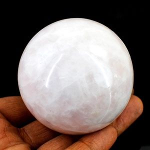 Genuine 1222.00 Cts Rose Quartz Healing Ball: 53 mm SPHERE stone rock